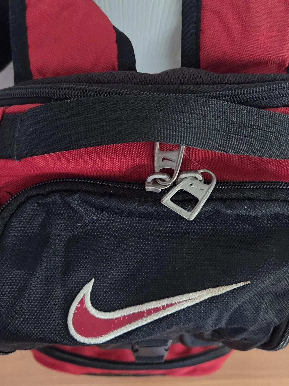 Vintage, Nike, Swingman Baseball Backpack, in Red, Rare and Hard to Find